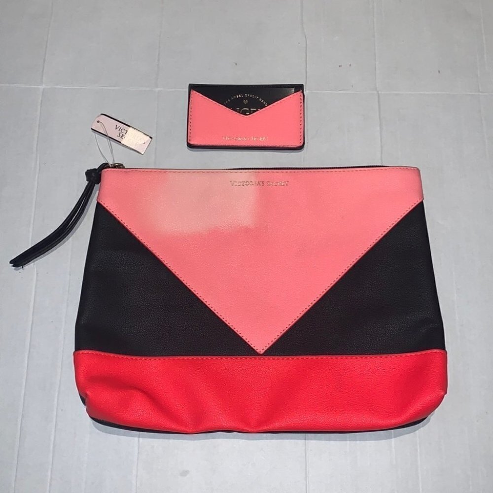 VICTORIA’S Secret Cosmetics Pouch  + Card Holder